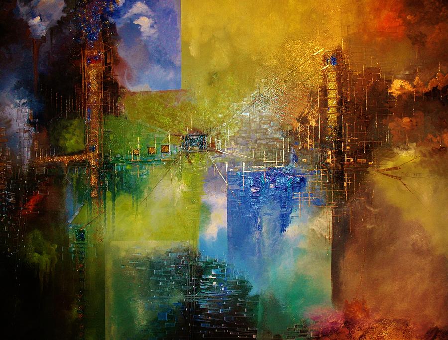 Territoire Imaginaire Painting by Hermes Delicio - Fine Art America