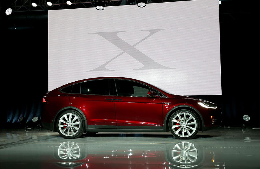 Tesla Debuts Its New Crossover Suv Model, Tesla X Photograph by Justin Sullivan Tesla Debuts Its New Crossover Suv Model, Tesla X Photograph by Justin Sullivan