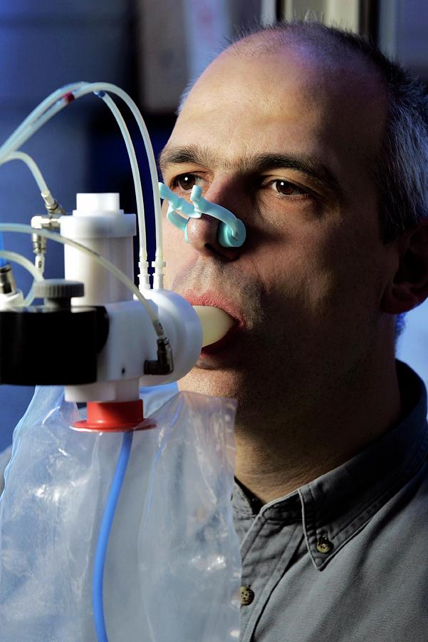 Testing Respiratory Function Photograph by John Thys/reporters/science Photo Library