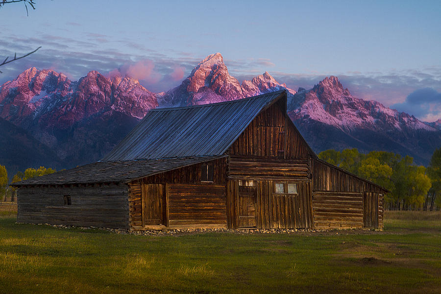 Teton Barn Photograph by Jeff Shumaker