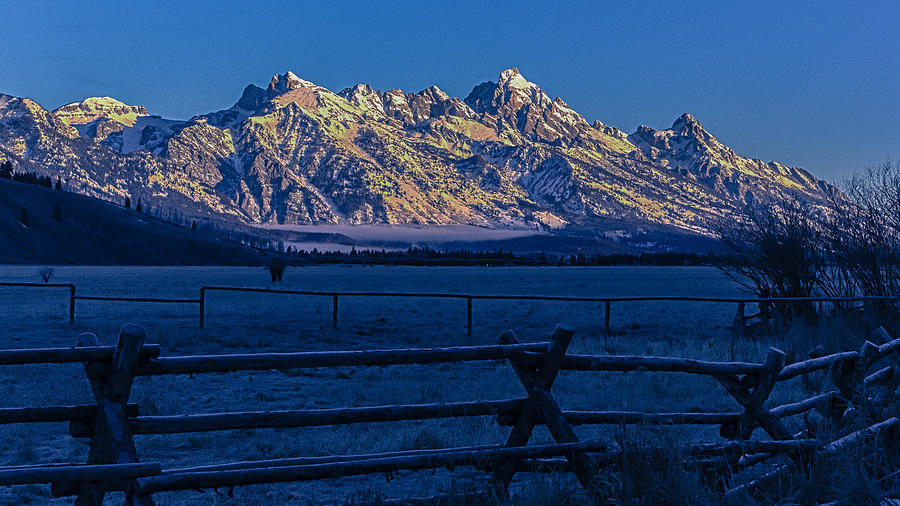 Teton First Light Photograph by Yeates Photography