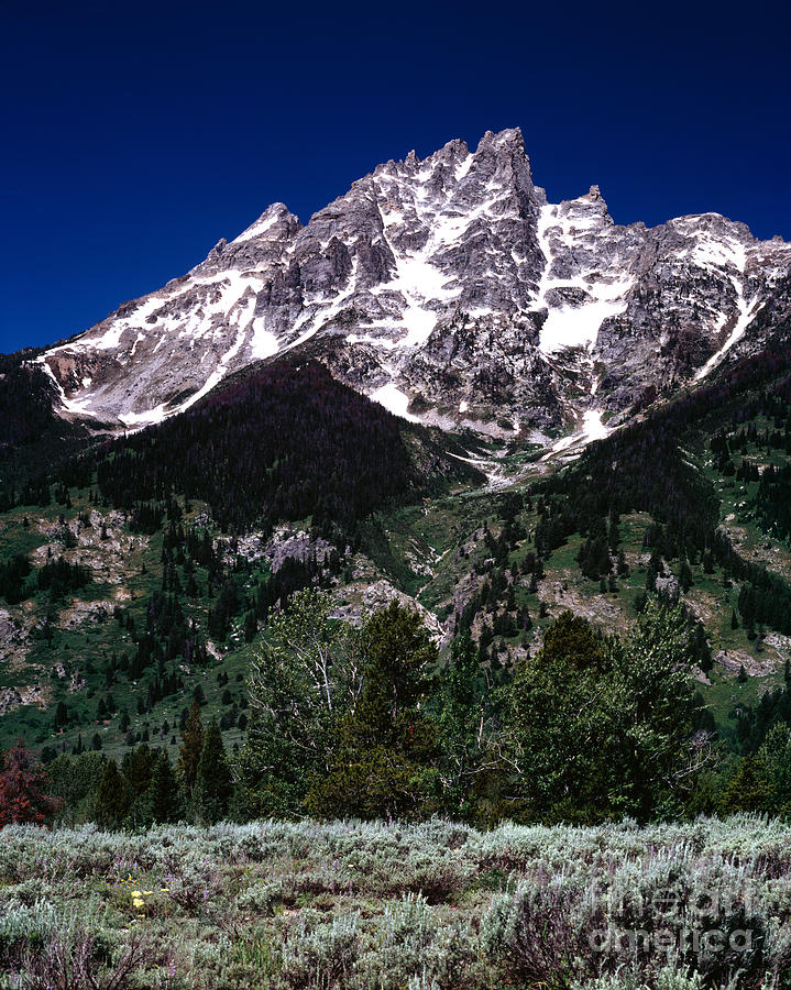 Teton Mountain Peaks Photograph by Rafael Macia