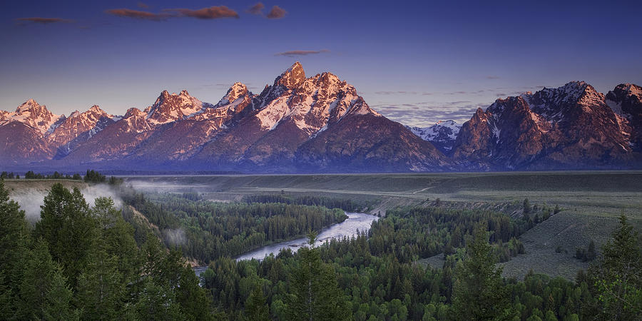 Teton Panorama Photograph by Andrew Soundarajan