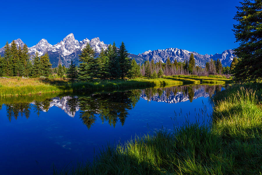 Teton Reflection Photograph by Chad Dutson