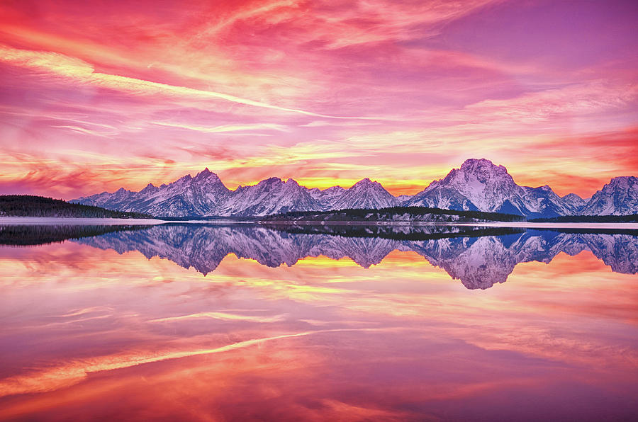 Teton Reflection Photograph by Chen Su Teton Reflection Photograph by Chen Su
