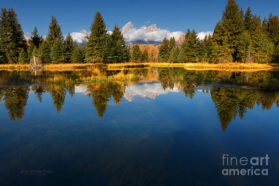 Teton Reflections Photograph by Beve Brown-Clark Photography