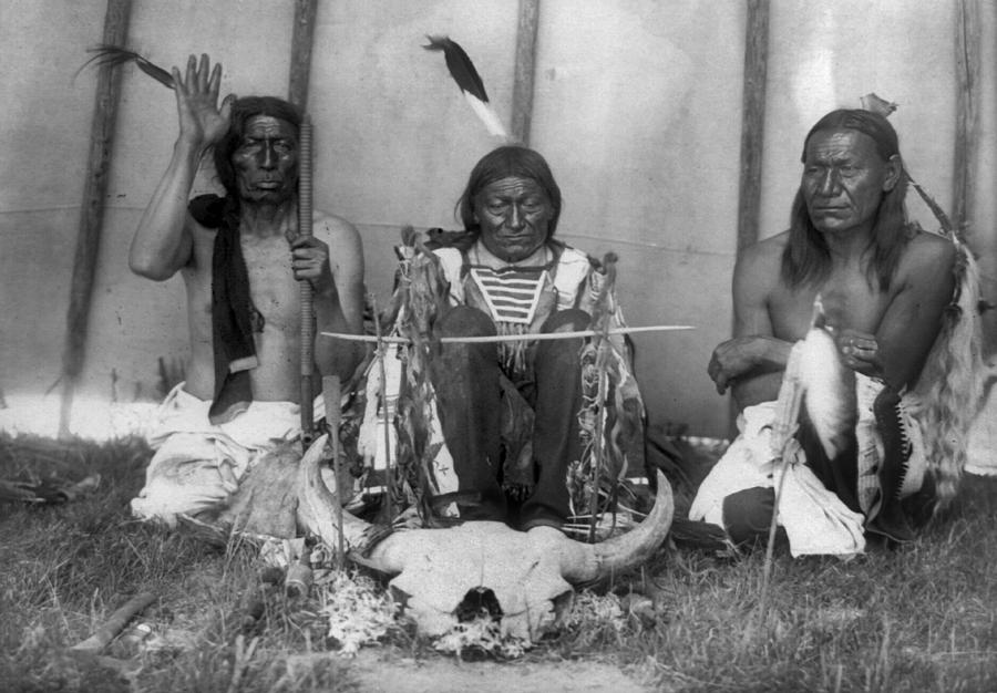 Teton Ritual, C1907 Photograph by Granger - Fine Art America