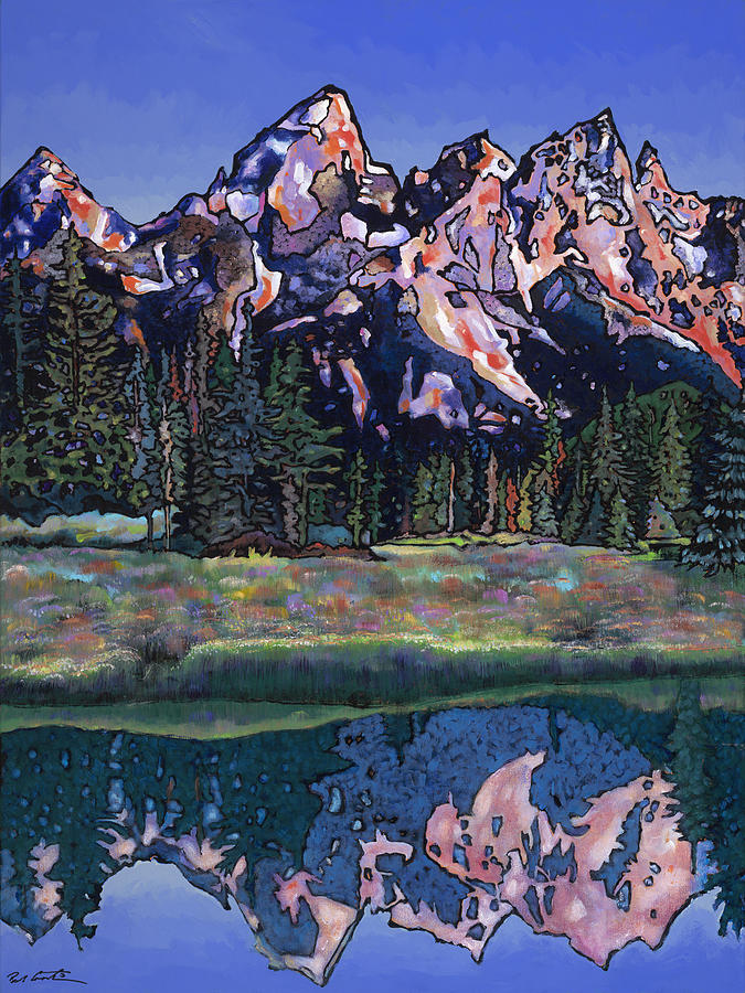 Teton Summer Painting by Bob Coonts