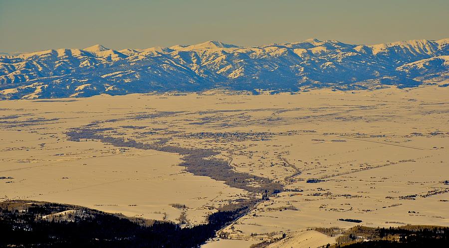 Teton Valley in Winter Photograph by Eric Tressler