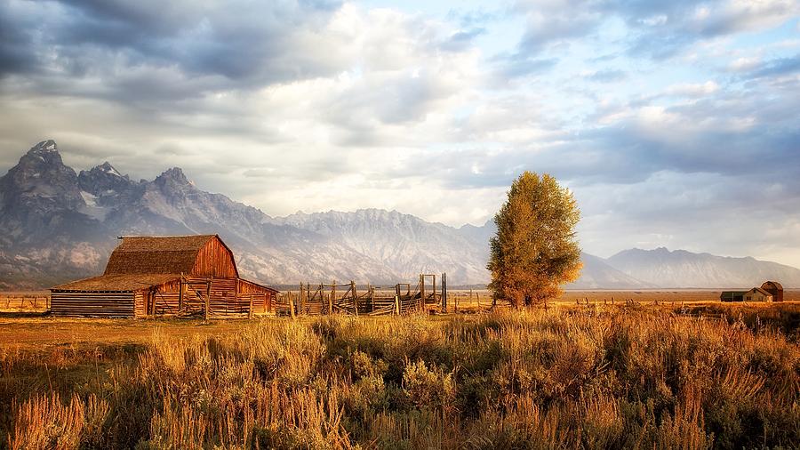 Teton's barns Photograph by Douglas Punzel - Fine Art America