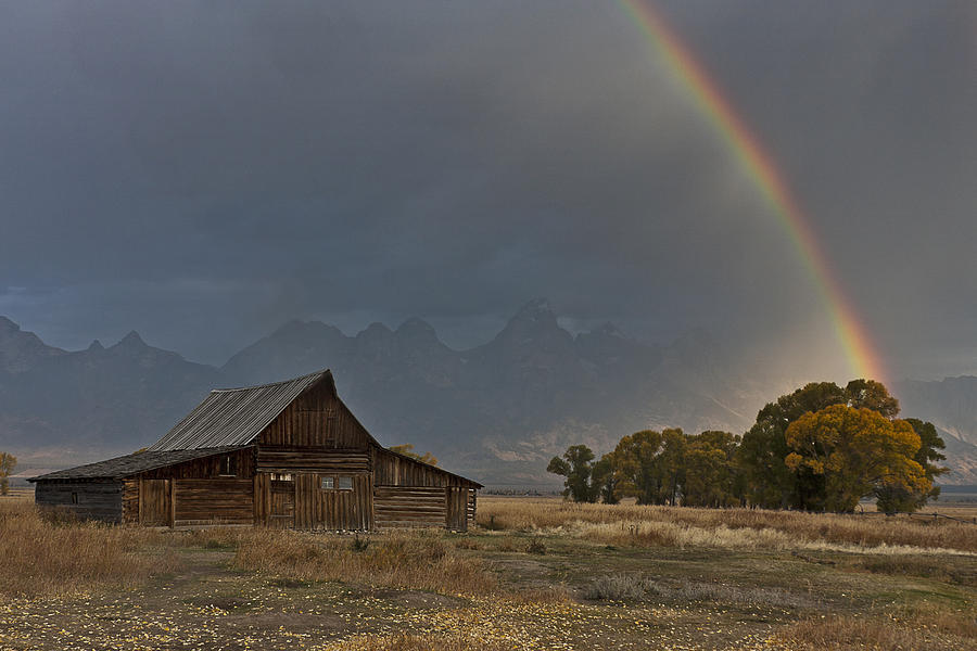 Tetons Pot of Gold Photograph by Wes and Dotty Weber