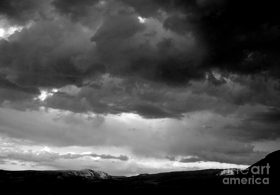 Tetons Storm Photograph by A K Dayton