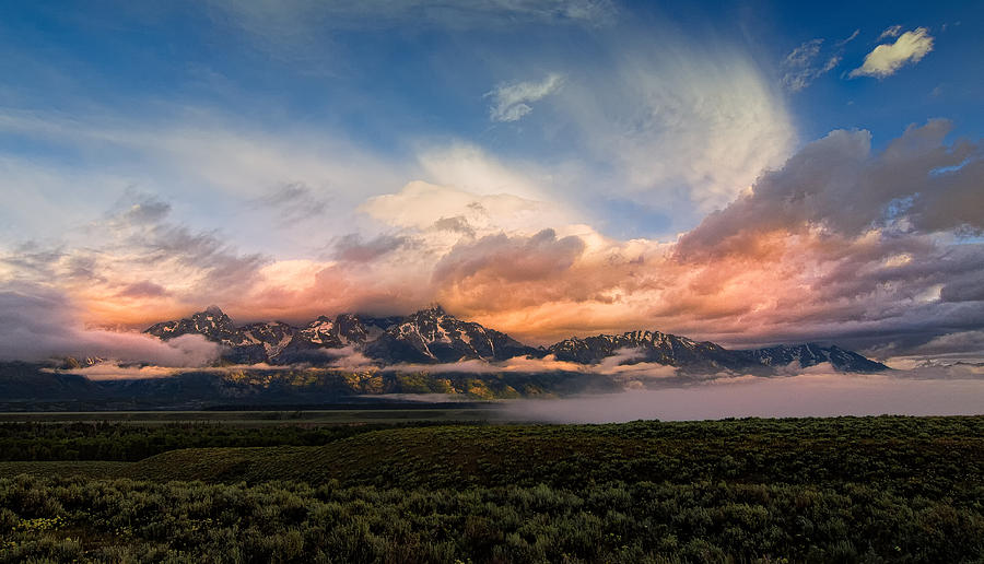 Tetons Sunrise Photograph By Bryan D Nord - Fine Art America