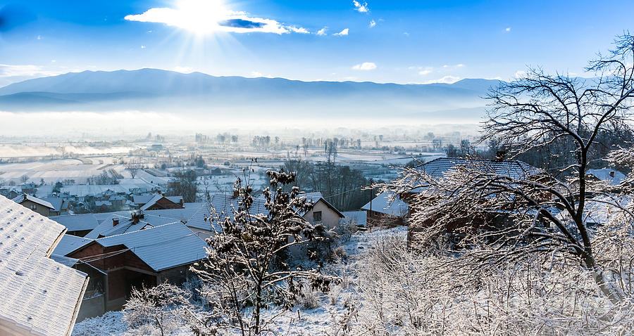 Tetovo Covered With Snow Photograph