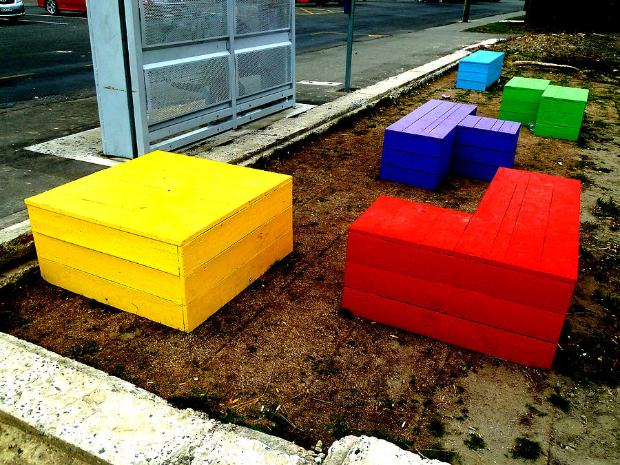 Tetris Photograph - Tetris 2013 by Steve Taylor