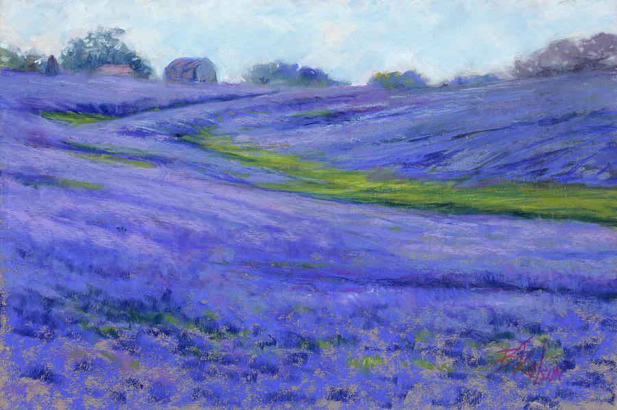 Texas Blue Painting by Billie Colson