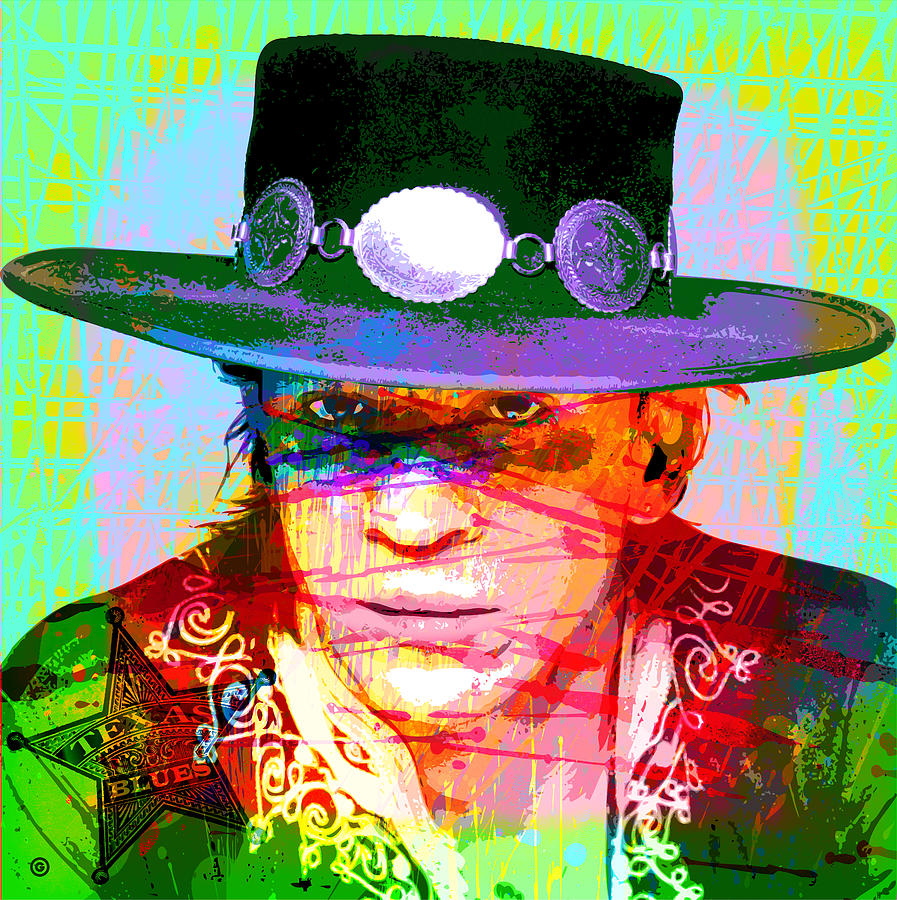 Texas Blues Man Digital Art by Gary Grayson
