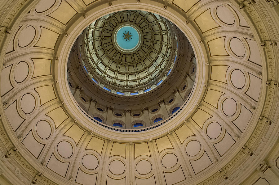 Texas Capitol inside of the dome Photograph by Eje Gustafsson