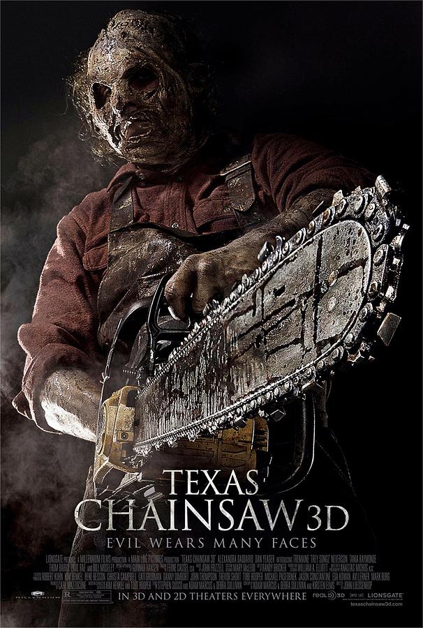 Texas Chainsaw 3D  Photograph by Movie Poster Prints