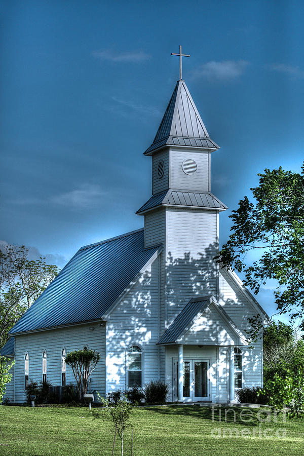 Texas Photograph - Texas Country Church by D Wallace
