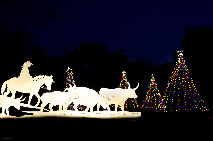 Texas Cowboy Christmas Photograph by Debbie Karnes