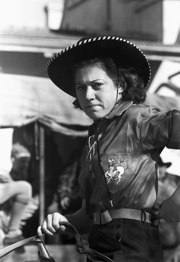 Texas Cowgirl, 1940 Photograph by Granger
