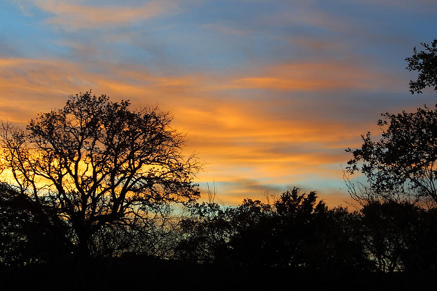 Texas Evening Sunset Photograph by Linda Phelps