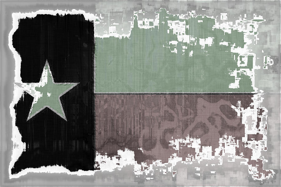 Texas Flag Abstract Digital Art by David G Paul