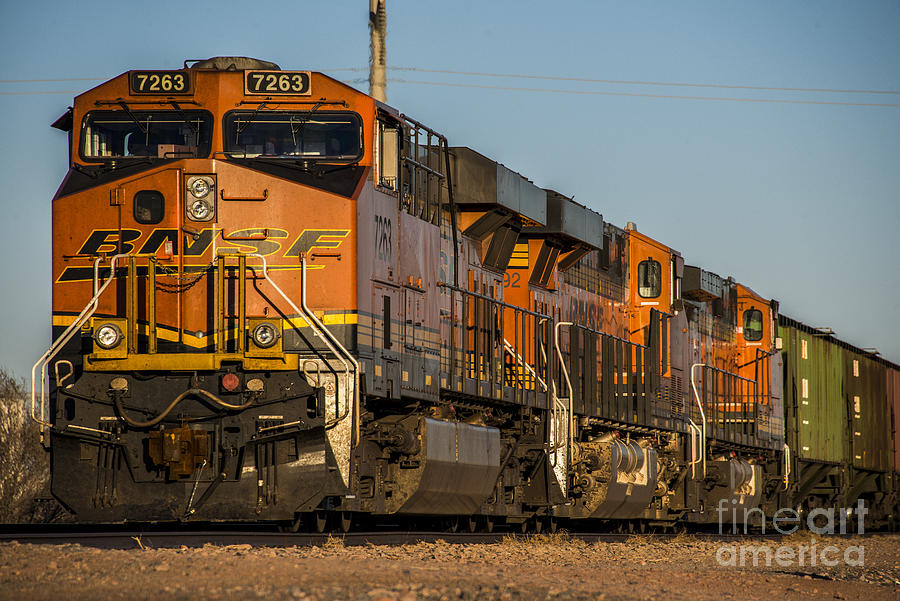 Santa Fe Photograph - Texas Freight  by Rob Hawkins
