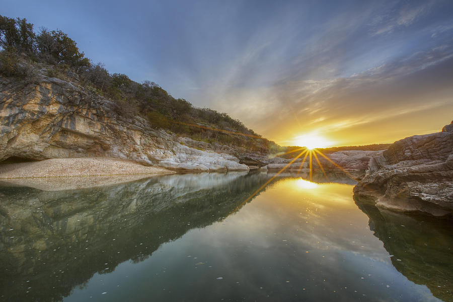 Texas Hill Country Images - Pedernales Falls February Sunrise 2 ...