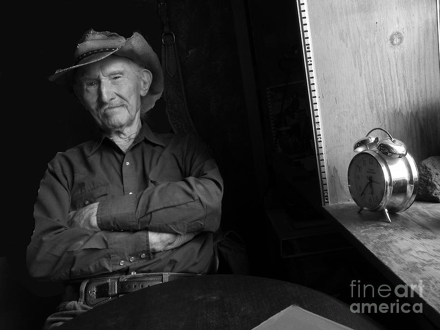 Portrait Photograph - Texas Jack Smiles by Joe Pratt