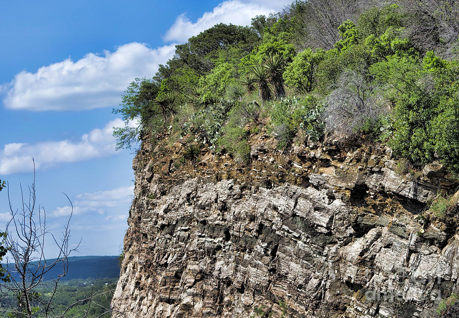 Texas - Layered Cliff - Luther Fine Art Photograph by Luther Fine Art