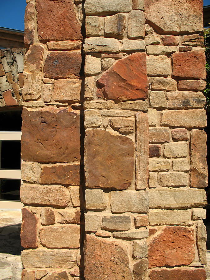 Texas Limestone Column Photograph by Connie Fox