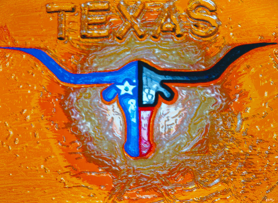 Texas Longhorns Painting by Robert Margetts