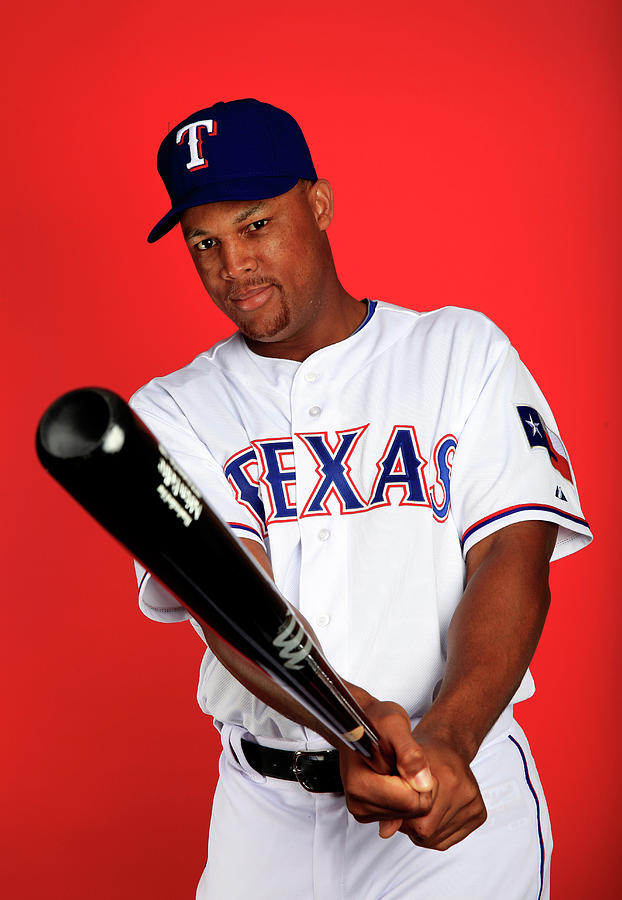 Texas Rangers Photo Day Photograph by Jamie Squire Texas Rangers Photo Day Photograph by Jamie Squire