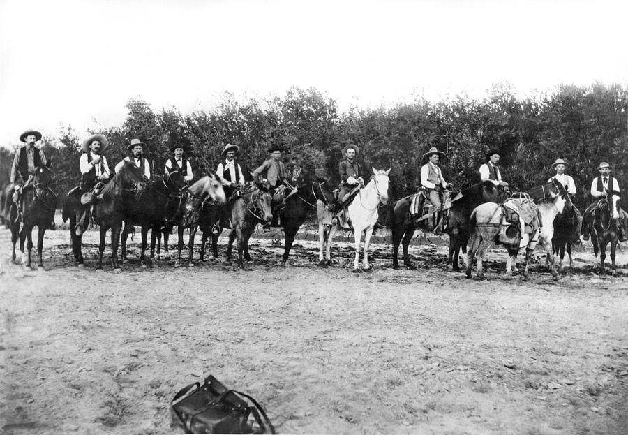 Texas Rangers Photograph by Underwood Archives