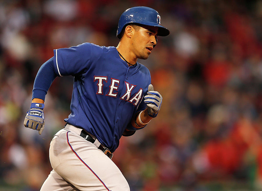 Texas Rangers V Boston Red Sox Photograph by Jim Rogash Texas Rangers V Boston Red Sox Photograph by Jim Rogash