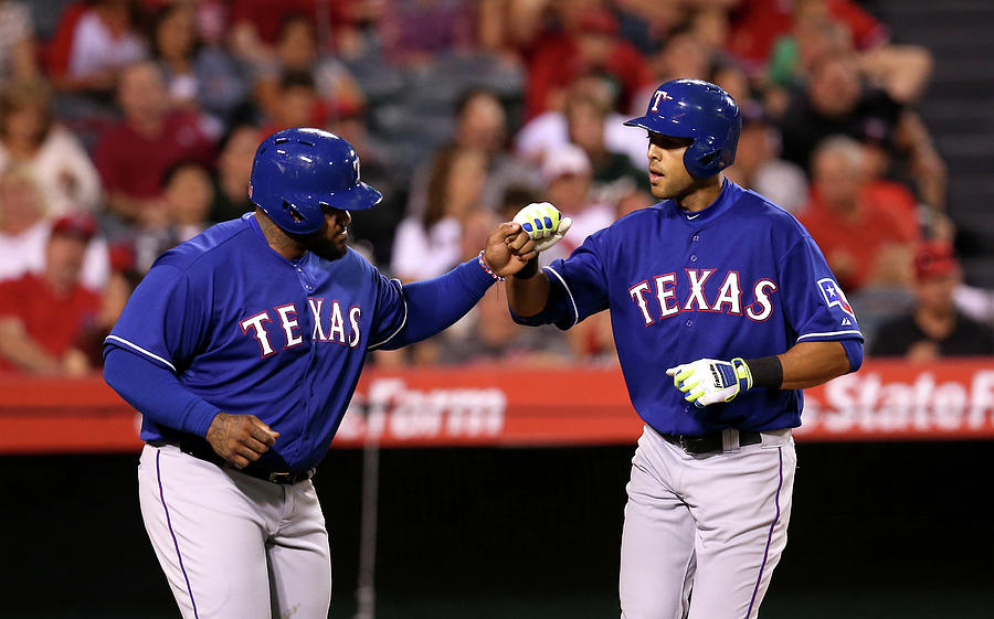 Texas Rangers V Los Angeles Angels Of Photograph by Stephen Dunn Texas Rangers V Los Angeles Angels Of Photograph by Stephen Dunn