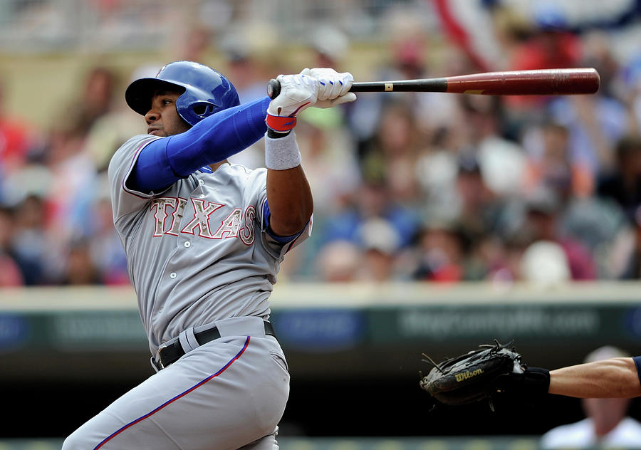 Texas Rangers V Minnesota Twins Photograph by Hannah Foslien Texas Rangers V Minnesota Twins Photograph by Hannah Foslien