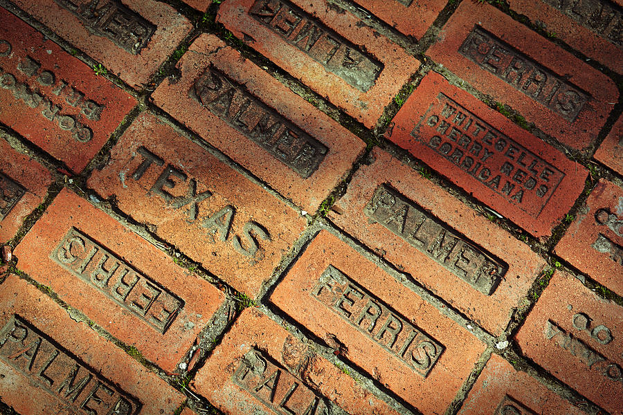 Texas Red Brick Photograph by Jeanne May