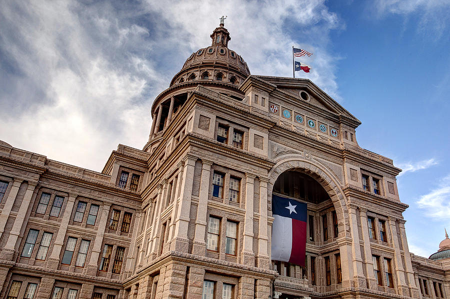 Capitol Building Photograph - Texas State Capitol 1 by Paul Huchton