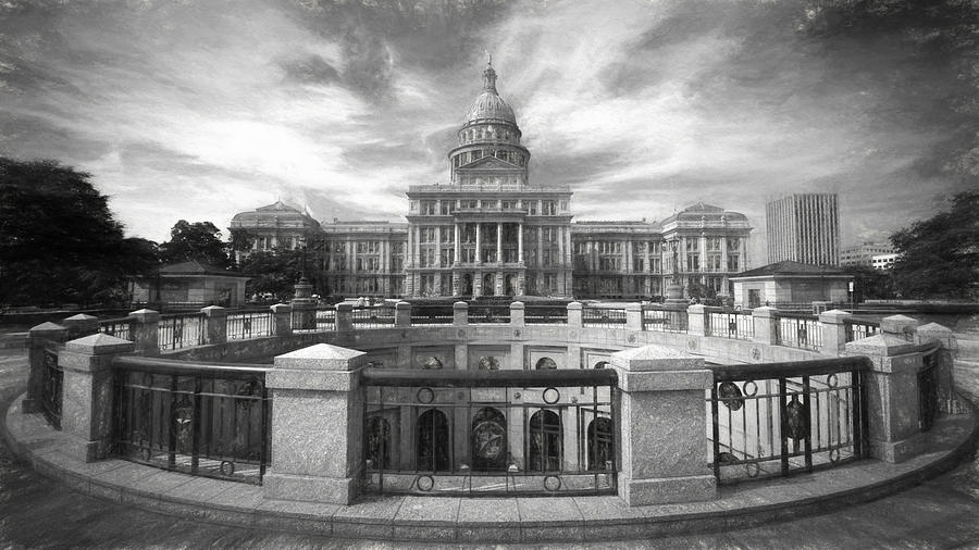 Landmark Photograph - Texas State Capitol VI by Joan Carroll