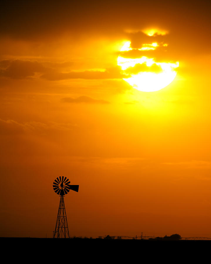 Texas Sunset Photograph by Gary Langley
