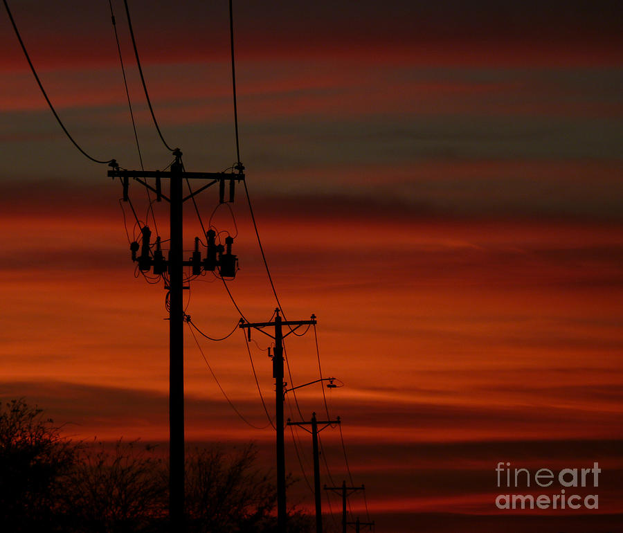 Texas Photograph - Texas Sunset by N Faulkner Texas Photograph - Texas Sunset by N Faulkner