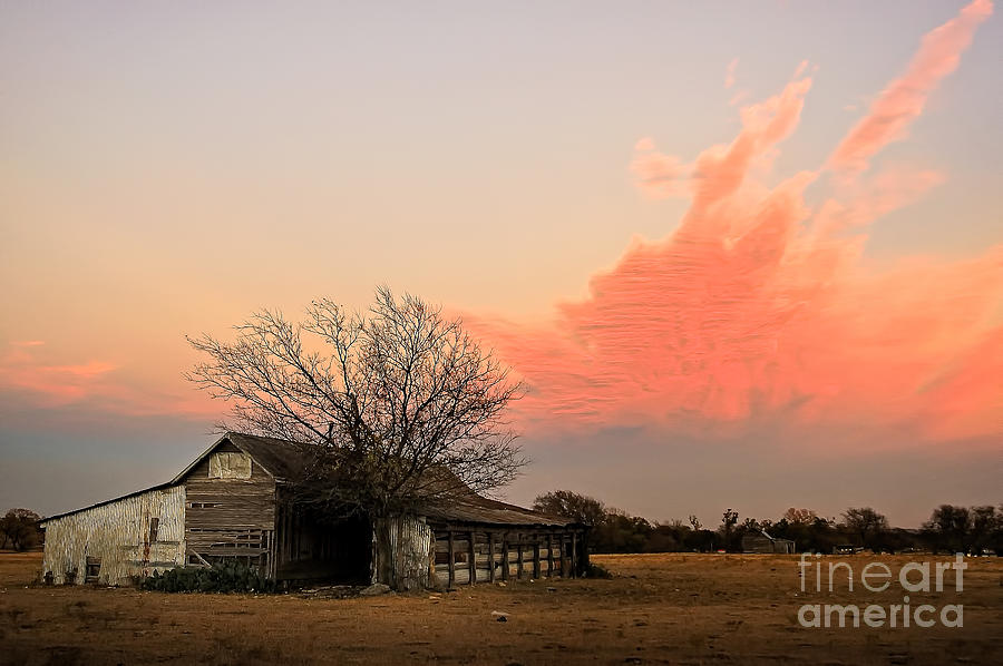 Texas sunset Photograph by Paul Quinn
