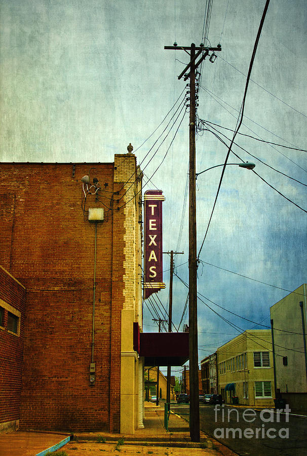 Architecture Photograph - Texas theater by Elena Nosyreva