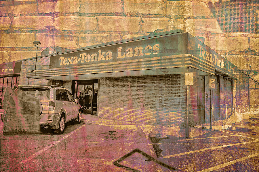 Texas-Tonka Lanes Digital Art by Susan Stone