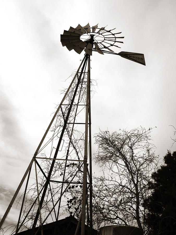 Texas Windmill Photograph by Marilyn Hunt