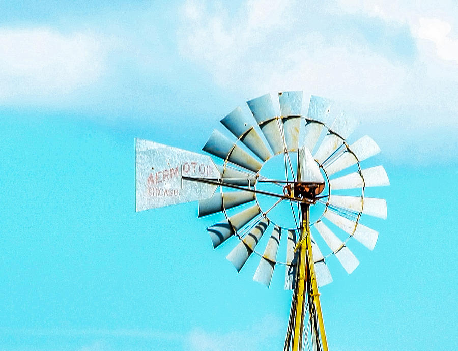 Texas Windmill Photograph by Toma Caul
