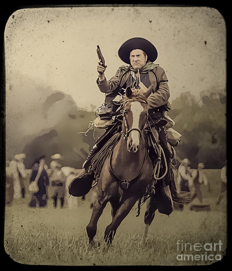 Horse Photograph - Texican Cavalry by Kim Henderson